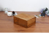 Stylish Vintage Wooden Box Wooden box with Lock Jewelry Treasure Chest Case Organizer Manual Wood Box Desktop Storage Box 0.85KG