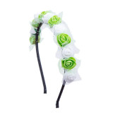 Stylish Flower Garland Floral Bridal Headband Hairband Wedding Prom Lace Flower headband Hair Accessories for Gift New Arrival