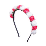 Stylish Flower Garland Floral Bridal Headband Hairband Wedding Prom Lace Flower headband Hair Accessories for Gift New Arrival