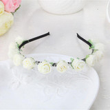Stylish Flower Garland Floral Bridal Headband Hairband Wedding Prom Lace Flower headband Hair Accessories for Gift New Arrival