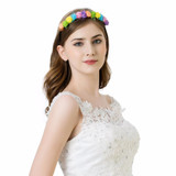 Stylish Flower Garland Floral Bridal Headband Hairband Wedding Prom Lace Flower headband Hair Accessories for Gift New Arrival
