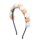 Stylish Flower Garland Floral Bridal Headband Hairband Wedding Prom Lace Flower headband Hair Accessories for Gift New Arrival