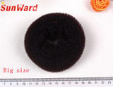 Stylish 3 Pcs Sponge Women Hair Bun Ring Donut Shaper Hair Styler Maker for Girl 3 Sizes Elastic Hairbands