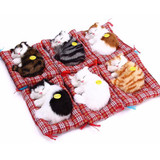 Stuffed Toys Lovely Simulation Animal Doll Plush Sleeping Cats Toy with Sound Kids Toy Decorations Birthday Gift For Children Stuffed Toys Lovely Simulation Animal Doll Plush Sleeping Cats Toy with Sound Kids Toy Decorations Birthday Gift For Children