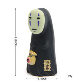 Studio Ghibli Spirited Away No Face Man Vinyl Action Figure Miyazaki Hayao Anime Kaonashi Model 8cm Decoration Doll figurine Toy