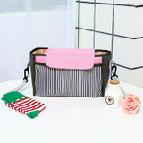 Stroller Hanging Bag Bottle Diaper Organizer Bag For Baby Carriage Multifunctional Storage Bag For Baby Prams 16x33x13.5cm
