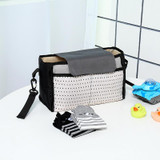 Stroller Hanging Bag Bottle Diaper Organizer Bag For Baby Carriage Multifunctional Storage Bag For Baby Prams 16x33x13.5cm