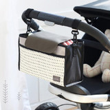 Stroller Hanging Bag Bottle Diaper Organizer Bag For Baby Carriage Multifunctional Storage Bag For Baby Prams 16x33x13.5cm