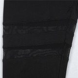 Striped mesh splice fitness legging 2017 athleisure elastic slim sexy leggings for women harajuku fashion women's jeggings sale