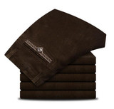 Stretch corduroy trousers spring and autumn fashion men's casual pants trousers middle-aged men's corduroy pants Straight loose