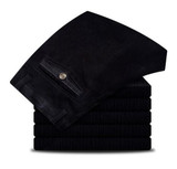 Stretch corduroy trousers spring and autumn fashion men's casual pants trousers middle-aged men's corduroy pants Straight loose