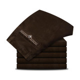 Stretch corduroy trousers spring and autumn fashion men's casual pants trousers middle-aged men's corduroy pants Straight loose