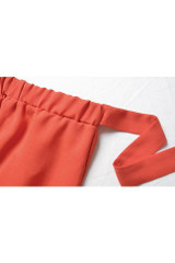 Chicnico Fashion Flounce Hem Solid Color Beach Skirt