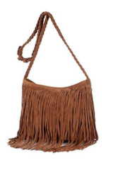 Chicnico Fashion Brown Tassels Bag
