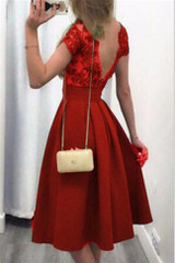 Chicnico Duplicate Solid Color Lace Midi Dress
