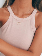 Chicnico Daily Fashion Moon Alloy Necklace