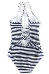 Chicnico Cute Striped One Piece Swimsuit
