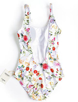 Chicnico Cute One Piece Floral Print Swimwear