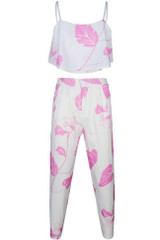 Chicnico Cute Floral Printed Two-piece
