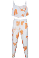 Chicnico Cute Floral Printed Two-piece