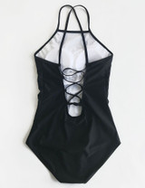 Chicnico Cute Black One Piece Swimsuit