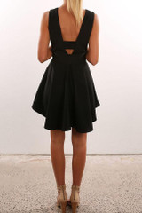 Chicnico Casual Solid Color Sleeveless Mini Dress