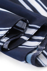 Chicnico Casual Striped Maxi Braced Dress