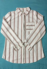 Chicnico Casual Fashion Striped Blouse Top