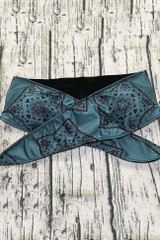 Chicnico Boohoo Printed Tie Bandeau Bikini Set