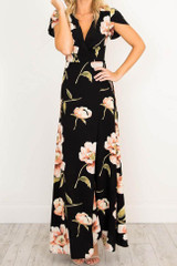 Chicnico Boho Floral Printed Maxi Dress