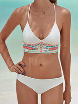 Chicnico Boho Bikini Floral Print Bohemian Style Swimsuit