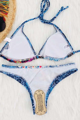 Chicnico Bohemian Floral Printed Bikini Set
