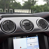 2015-2020 Mustang Carbon Fiber Air Vent Trim (Non-Performance Package)