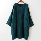 CHICEVER Winter Knitting Pullovers Female Sweater For Women Flare Sleeve Loose Big Size Sweaters Jumper Clothes Fashion 2017 CHICEVER Winter Knitting Pullovers Female Sweater For Women Flare Sleeve Loose Big Size Sweaters Jumper Clothes Fashion 2017