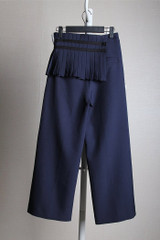 CHICEVER 2017 Summer Asymmetry Fold Tassel Casual Trousers For Women European Style Wide Leg Pants Fashion Streetwear