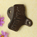 Chic Vintage Antique Iron Wall Mounted Bar Beer Glass Bottle Cap Bottle Opener Beer Opener cerveza abridor