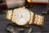 CHENXI Brand Calendar Gold Quartz Watches Men Luxury Hot Selling Wristwatch Golden Clock Male Rhinestone Watch Relogio Masculino