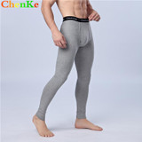 ChenKe Winter Warm Men Cotton Leggings Tight Men Long Johns Plus Velvet Warm Underwear Man Thermal Underwear 4 Colors