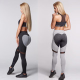 Tresdin 2018 Women Fashion Gothic Push Up Ladies Mesh Pants Love Heart Black Leggings Casual Pants High Waist Sexy Leggings