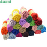 Trendy Style New Fashion Lady Women Long Candy Colors Soft Cotton Scarf Wrap Shawl Scarves Stole Shawl Gift 1PC