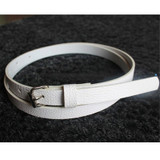 Trendy 8 Colors Exquisite Waist Belt Pretty Faux Leather Thin Skinny Waist Belt Summer Dress Accessories for Women Lady