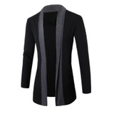 Trench Men 2017 Mens Coat Stylish Men Fashion Cardigan Jacket Slim Long Sleeve Casual Coats C7711