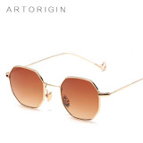 Trend 2017 Square Hexagon Sunglasses Women Tinted Sun Glasses For Men Unisex Eyeglasses Pink Lunette Brand Designer Eyewear