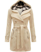 Trench Coat for Women 2017 Fashion Turn-down Collar Slim Cashmere Sashes Double Breasted Coat Women Overcoat Manteau Femme