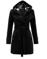 Trench Coat for Women 2017 Fashion Turn-down Collar Slim Cashmere Sashes Double Breasted Coat Women Overcoat Manteau Femme