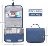 Travelsky Newest Enlarge Travel Makeup Bag Women Portable Waterproof Zipper Cosmetic Organizer Men Hanging Washing Toilet Bag
