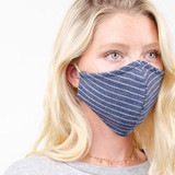 Made in USA Cotton W/ washable, Double Layer Adjustable Mask