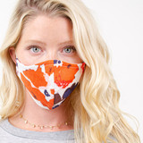 Made in USA Cotton W/ washable, Double Layer Adjustable Mask