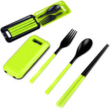 Travel Dinnerware Set Tableware Folding Cutlery Fork Set Lunch Accessories Hot Sale