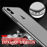 Transparent TPU Crystal Diamond Phone Cases for iPhone 8 7 6s Plus 5s SE